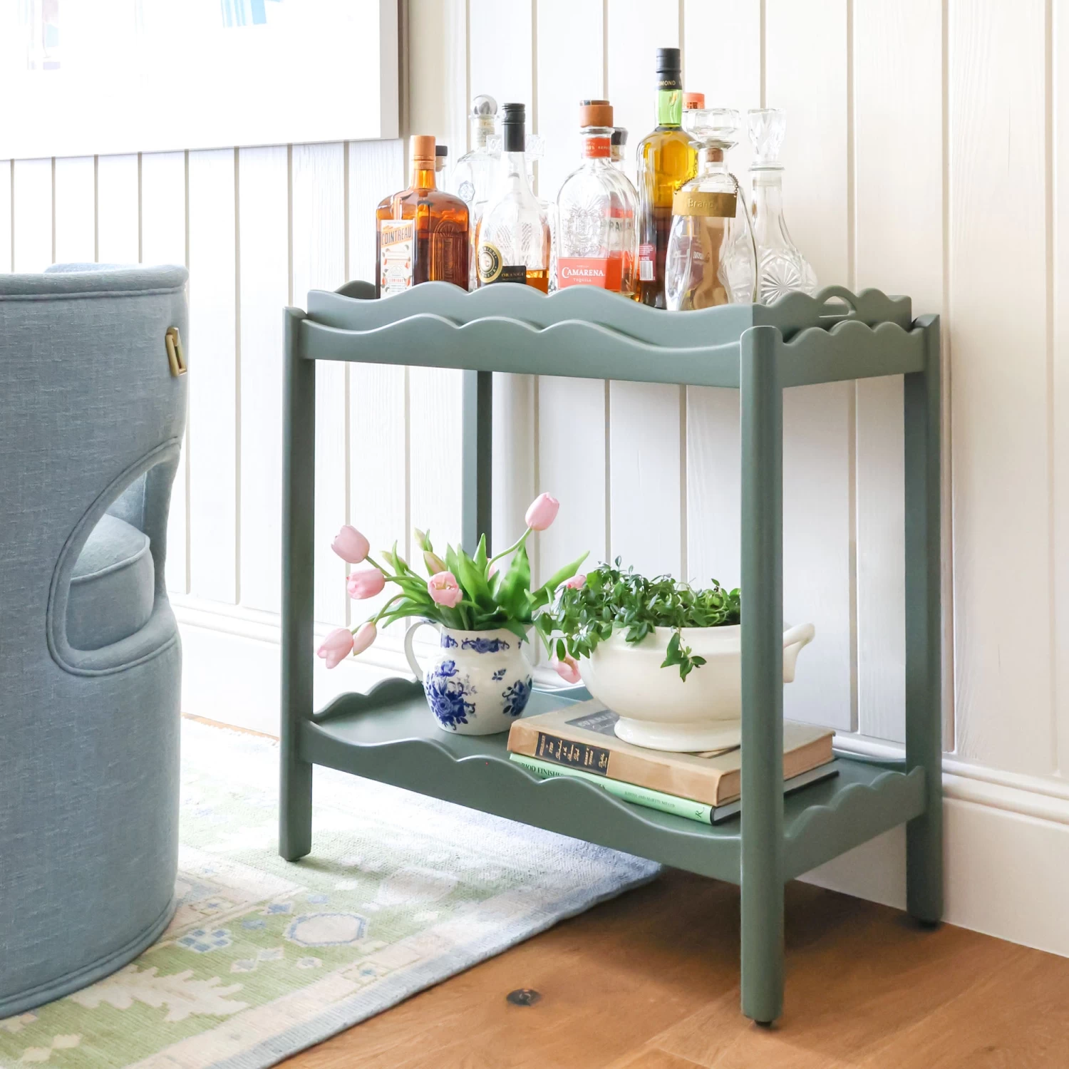 Patara Bar Console In Deep Sage 4 Patara Bar Console In Deep Sage - Image 2