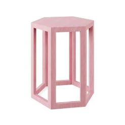 Custom Patter Side Table 23 Custom Patter Side Table -Furniture Store PatterSideTableinGrasscloth.EmmaGrasscloth.01