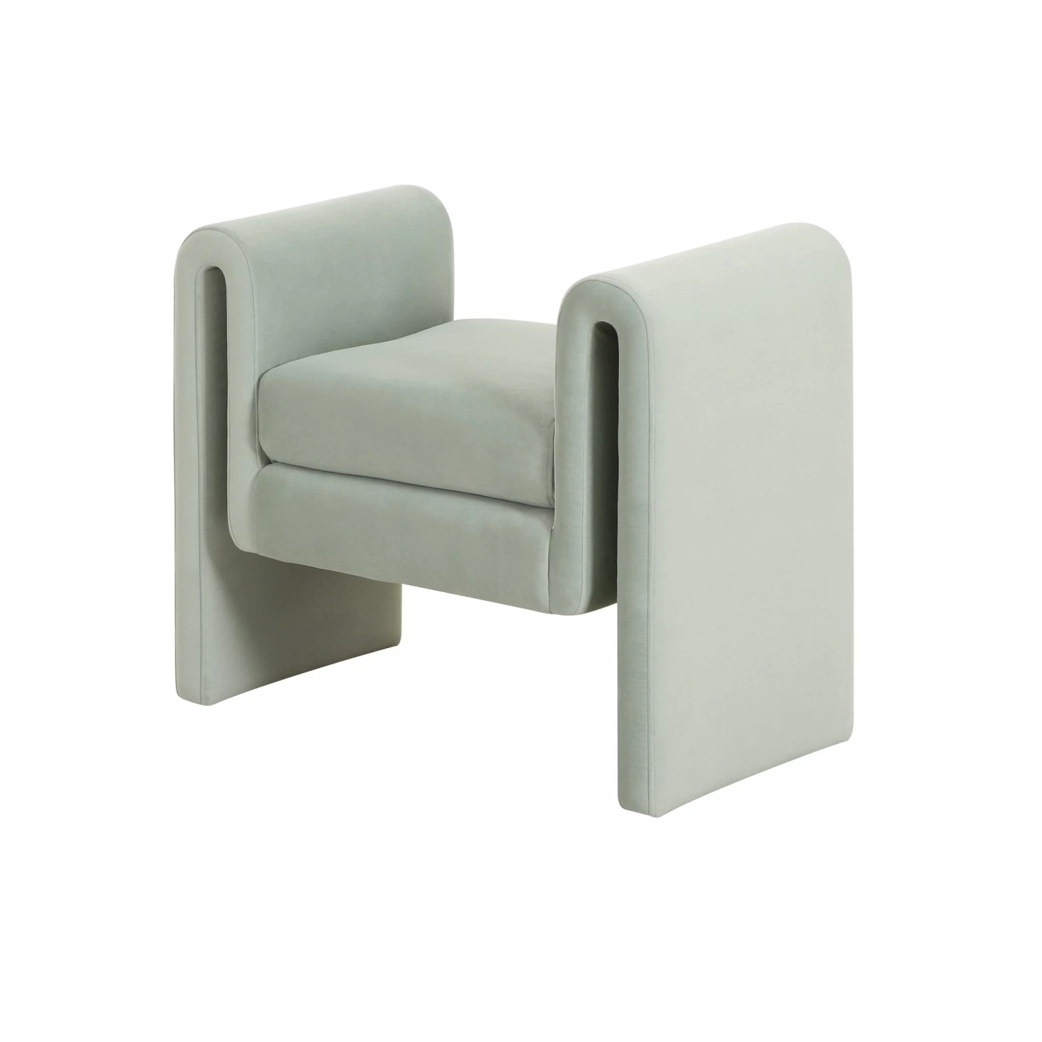 Promenade Ottoman In Icy Blue 4 Promenade Ottoman In Icy Blue - Image 2