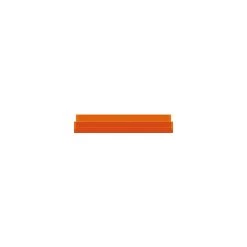 Rainbow Acrylic Bookshelf - Orange