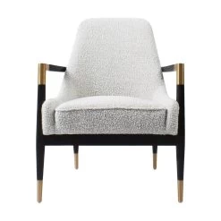 Santarelli Lounge Chair In Grey Boucle 13 Santarelli Lounge Chair In Grey Boucle -Furniture Store SantarelliLoungeChairinGreyBoucle.02