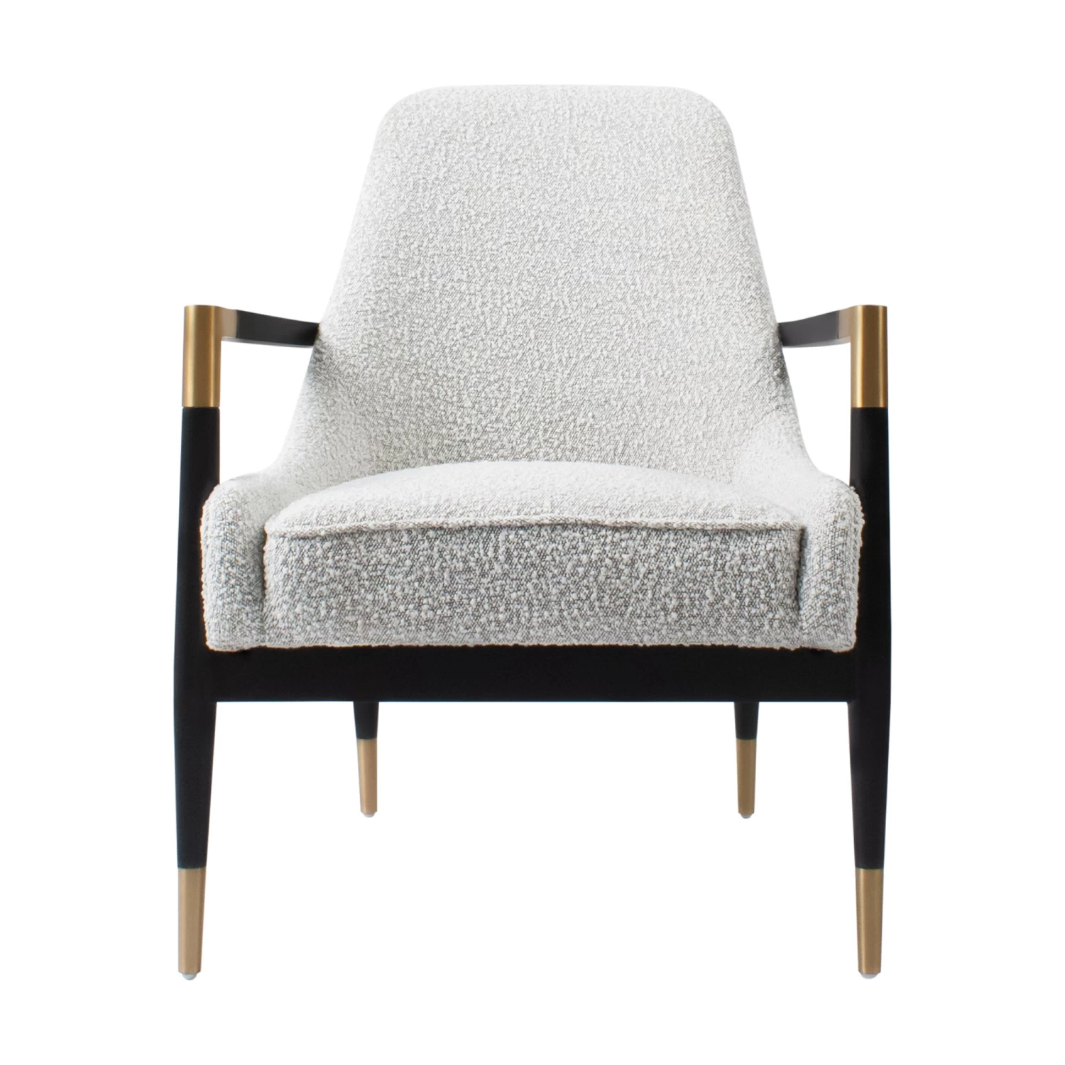 Santarelli Lounge Chair In Grey Boucle 5 Santarelli Lounge Chair In Grey Boucle - Image 3