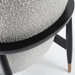 Santarelli Lounge Chair In Grey Boucle 16 Santarelli Lounge Chair In Grey Boucle -Furniture Store SantarelliLoungeChairinGreyBoucle.04