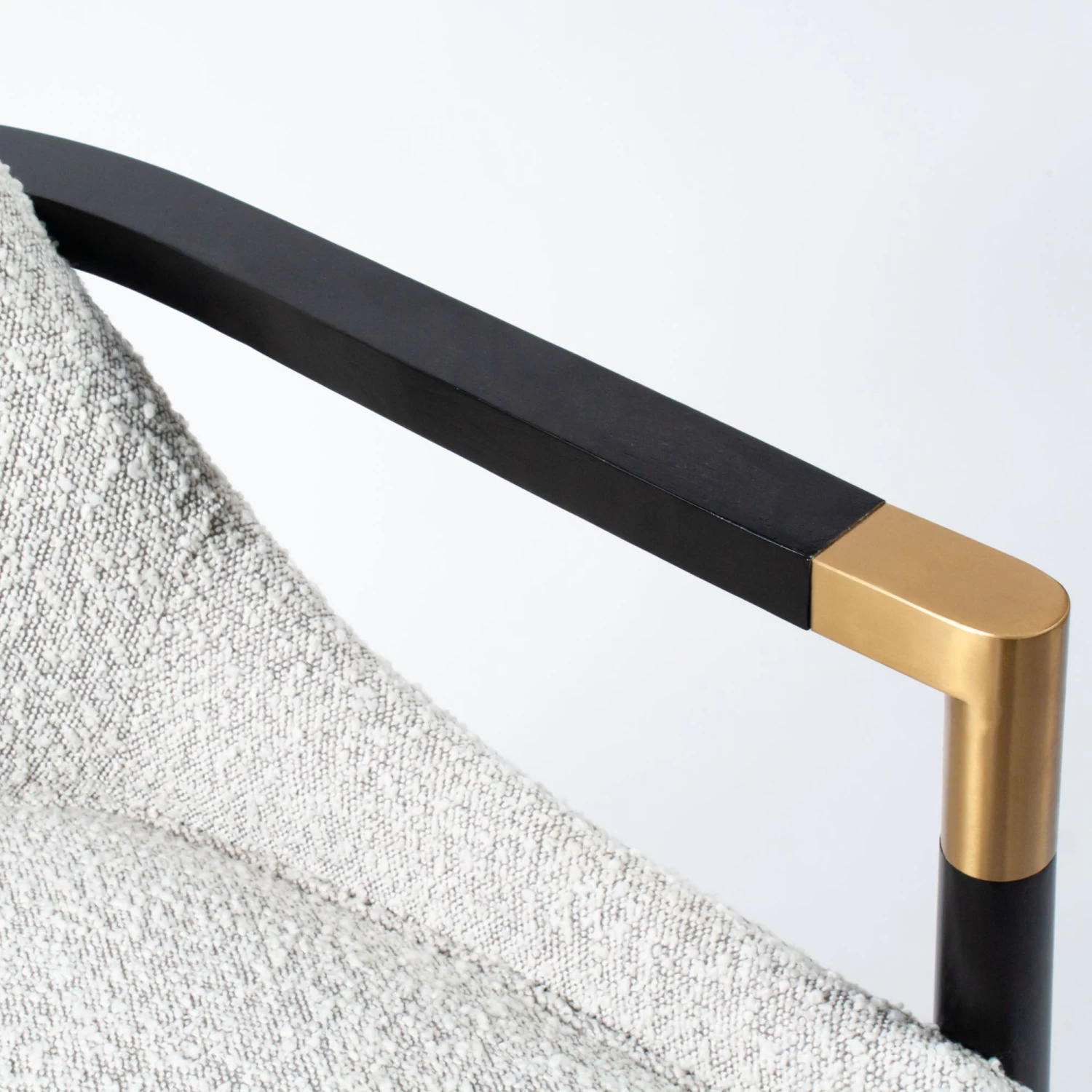 Santarelli Lounge Chair In Grey Boucle 7 Santarelli Lounge Chair In Grey Boucle - Image 5