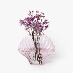Seashell Vase - Pink -Furniture Store Seashell Vase Pink.02