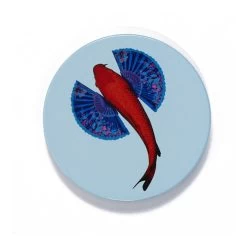 Set Of 4 Fishkoi Ceramic Coasters