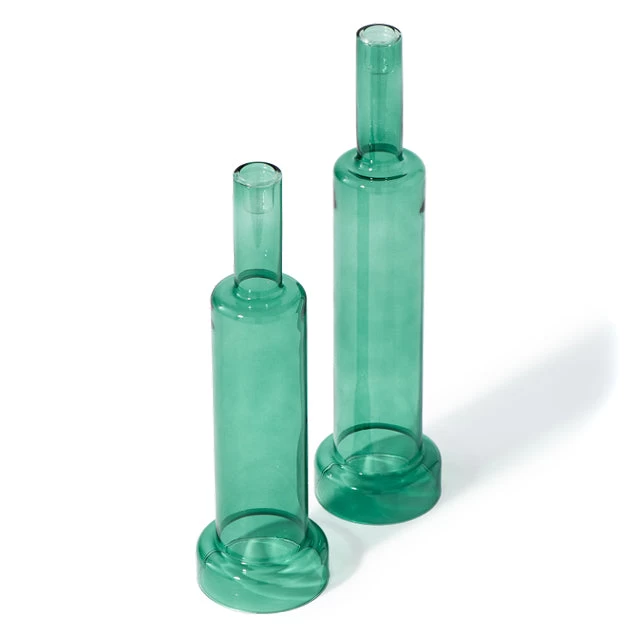 Skyscraper Green Candle Holder - Set Of 2 3 Skyscraper Green Candle Holder - Set Of 2