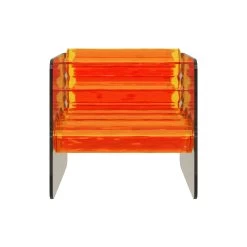 Smokey Orange Acrylic Armchair 8 Smokey Orange Acrylic Armchair -Furniture Store SmokeyOrangeAcrylicArmchair.03