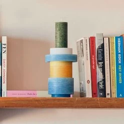 Stan Editions Candle - Stack 03 - Yellow/Blue -Furniture Store Stan Editions Candle Stack 03 Yellow Blue.03