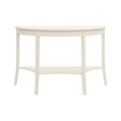 Custom Sussex Demilune Console Table