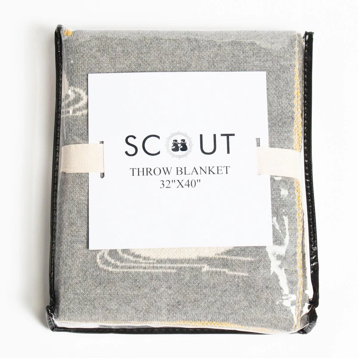 Swan Baby Throw - Light Grey 5 Swan Baby Throw - Light Grey - Image 3