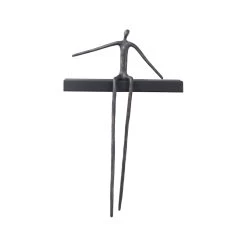 Moveable Man On Short Shelf - Sitting C