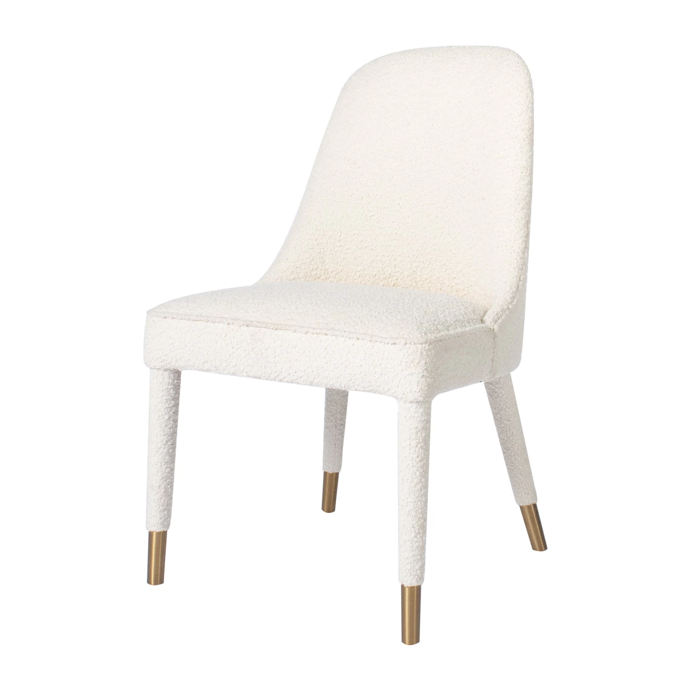 Tavish Dining Chair In Ivory Boucle 3 Tavish Dining Chair In Ivory Boucle