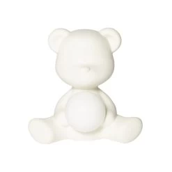 Teddy Girl Lamp - White