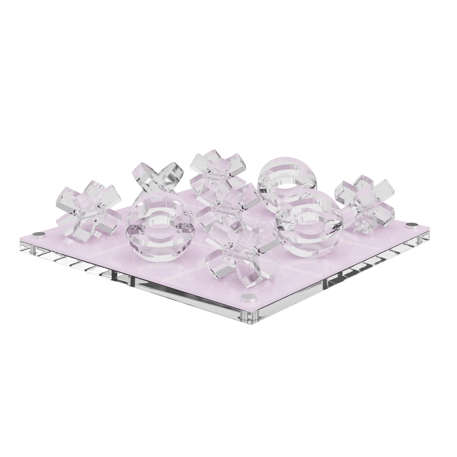 Tic Tac Toe Set - Lavender 4 Tic Tac Toe Set - Lavender - Image 2