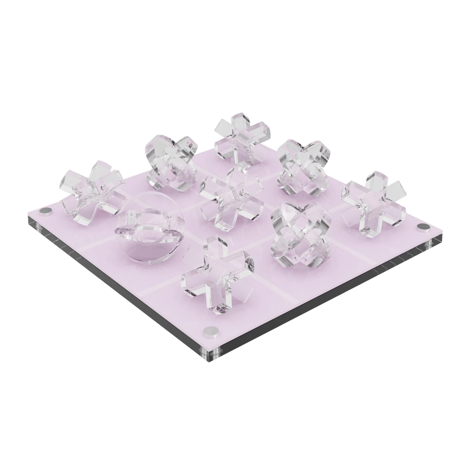 Tic Tac Toe Set - Lavender 5 Tic Tac Toe Set - Lavender - Image 3