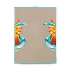 Toiletpaper Mirror - Hands With Snakes By Seletti