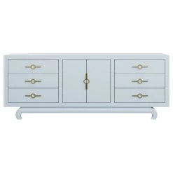 Custom Toulouse Credenza -Furniture Store ToulouseCredenzaMatrix.GulfstreamBlue.02