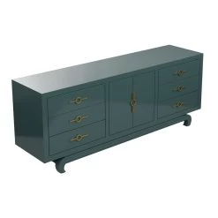 Custom Toulouse Credenza -Furniture Store ToulouseCredenzaMatrix.MidnightGreen.03 9f1263ef f743 4a57 89f8 6301e7ceb38f