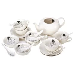 Undressed Teaset - Set Of 4 -Furniture Store Undressed 20Teaset 20 20Set 20of 204.05
