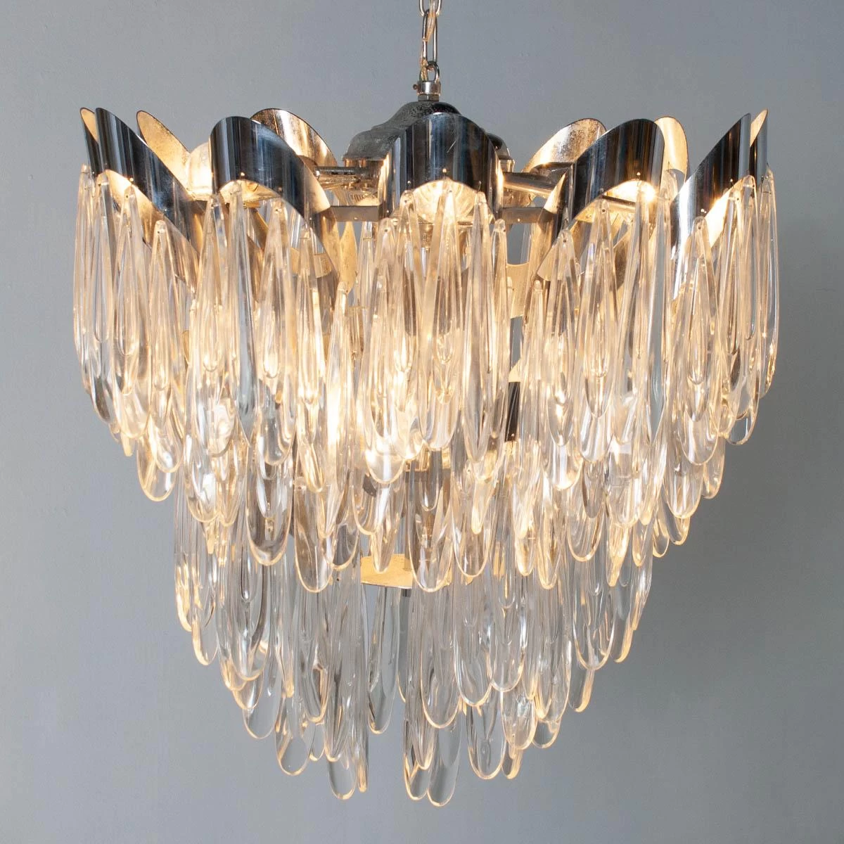 Vintage Austrian Teardrop Chandelier 4 Vintage Austrian Teardrop Chandelier - Image 2