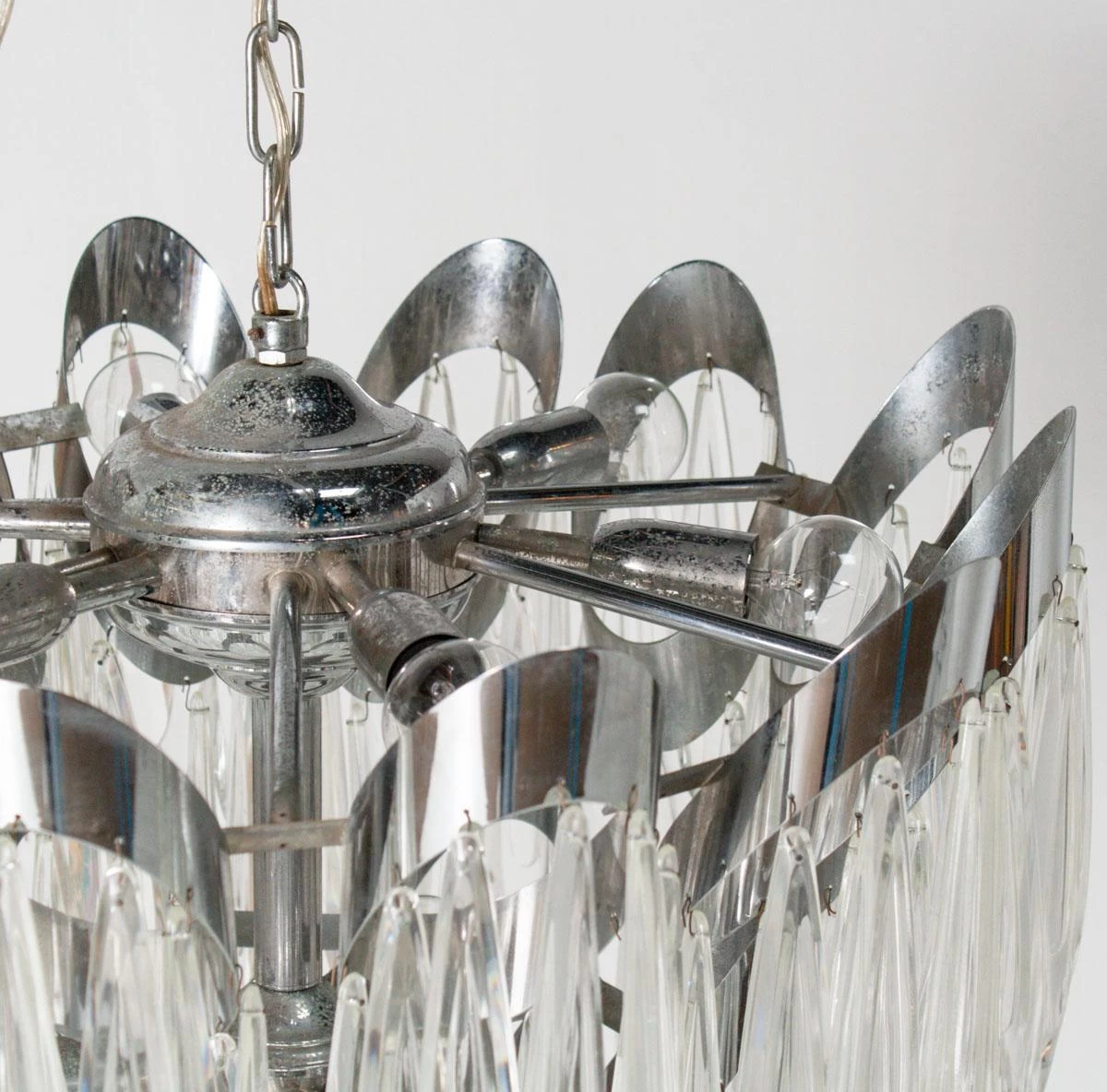 Vintage Austrian Teardrop Chandelier 7 Vintage Austrian Teardrop Chandelier - Image 5