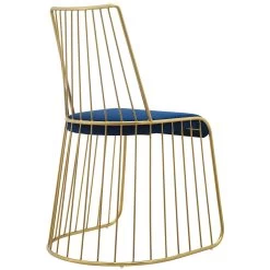 Voltaire Dining Chair In Navy Velvet -Furniture Store Voltaire 20Dining 20Chair 20in 20Navy 20Velvet.03