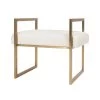 Westland Bench In Ivory Boucle 1 Westland Bench In Ivory Boucle -Furniture Store WestlandBenchinIvory.01