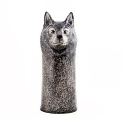 Wolf Flower Vase